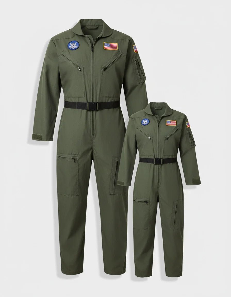 Комплект костюми за пилот на самолет за мъже и жени