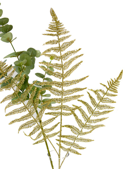 Златен блестящ папрат стъбло 77 см 77 см