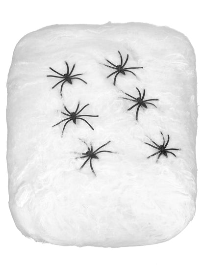 White Spider Web с паяци 100 g Хелоуин