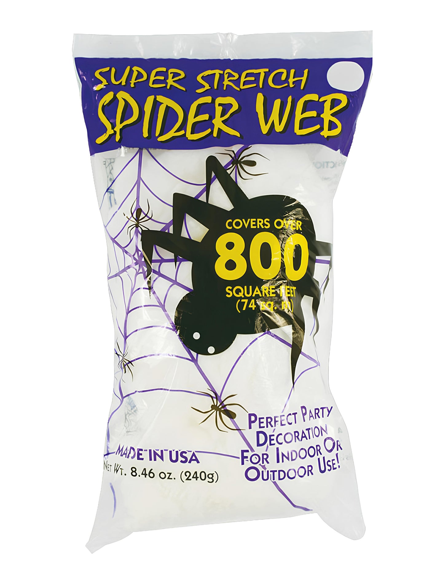 Висококачествена паяжина 240 г бяла