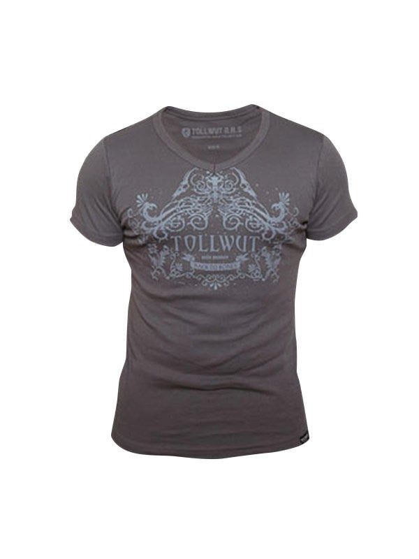 Tollwut Street Wear T-Shirt 'BLISS' кафяво 