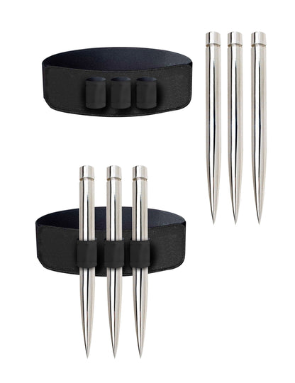 Лента за бедро с 3 сребърни кола 