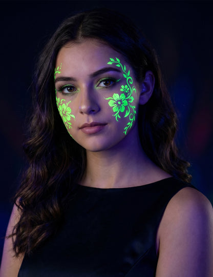 UV зелена неонова тръба за грим