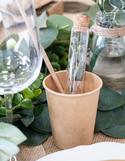 Стъклена епруветка 15 cm