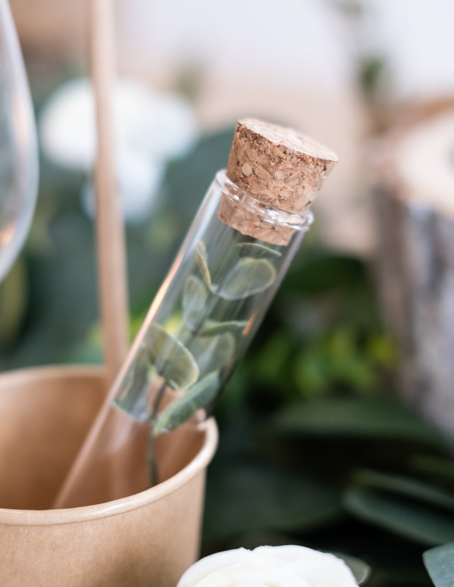 Стъклена епруветка 15 cm