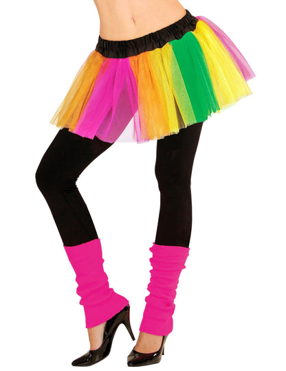 Fluo Multicolor Tutu къси жени