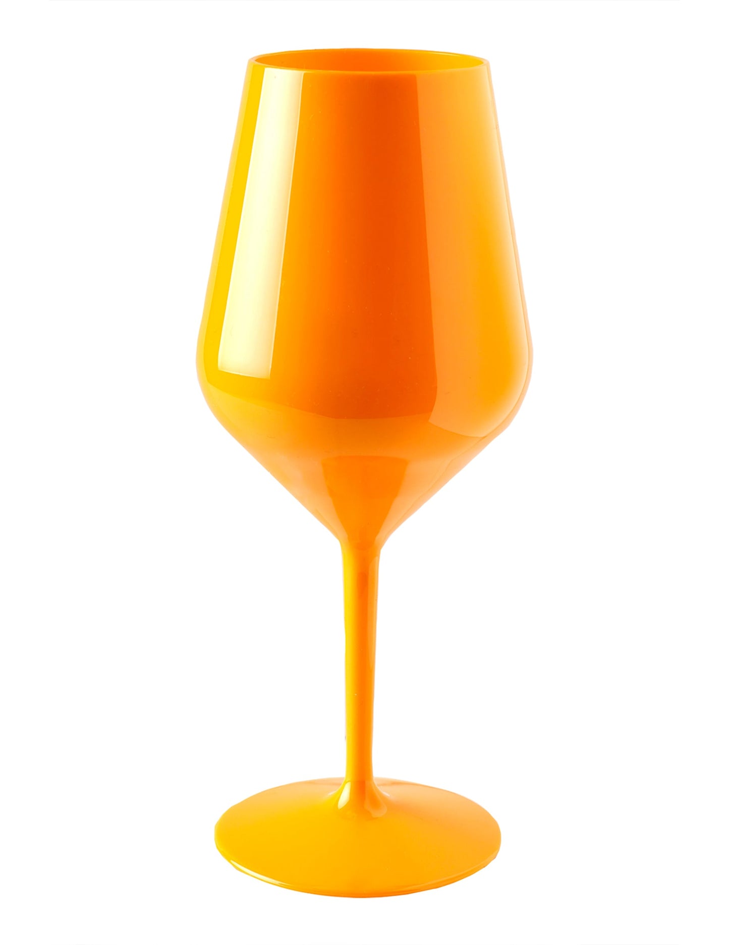 Оранжева чаша за вино на столче 47 cl