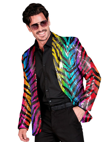 Яке за костюм за възрастни дъга тигър