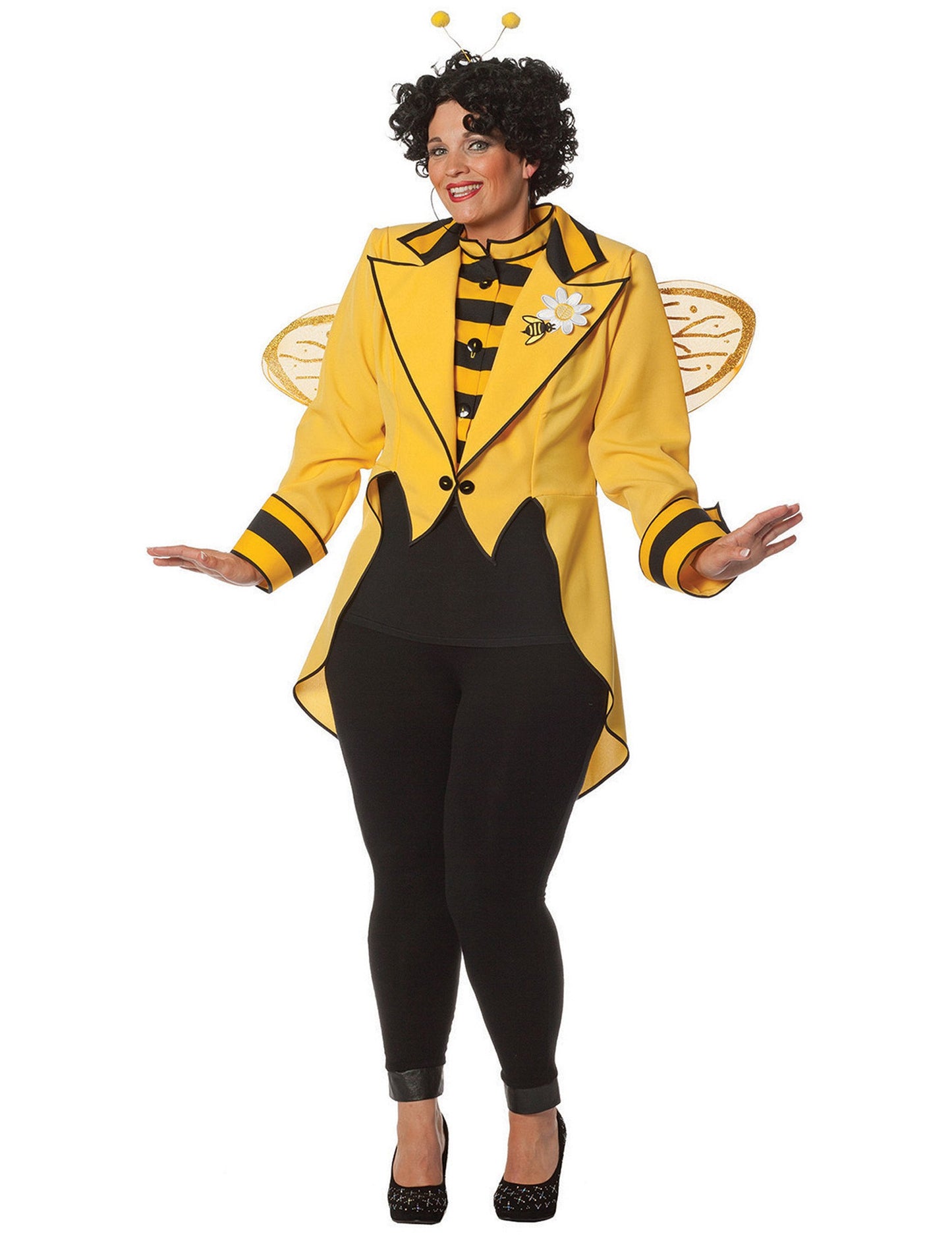 дамски фрак с пчелен принт