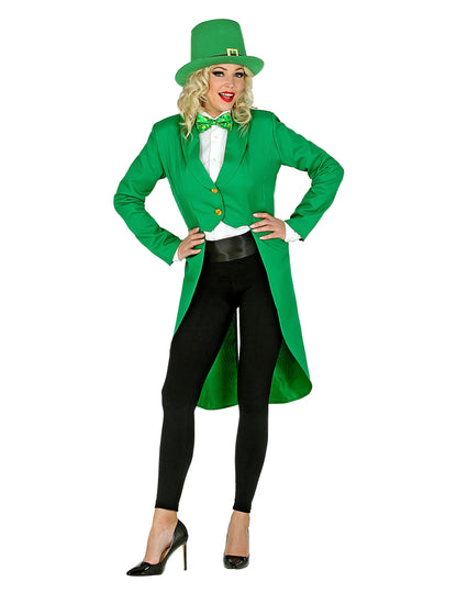 Зелен фрак за жени за Свети Патрик 