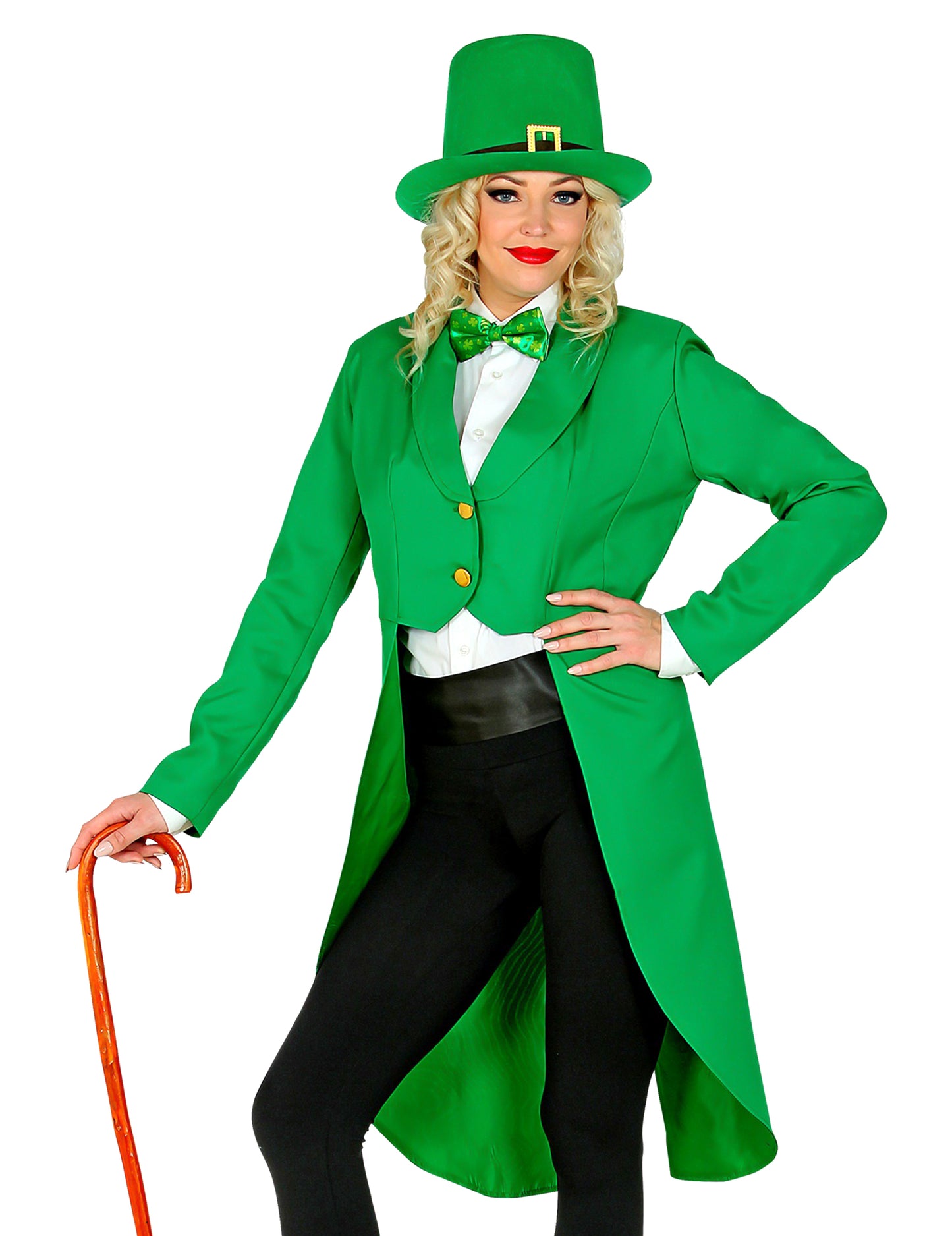 Зелен фрак за жени за Свети Патрик 