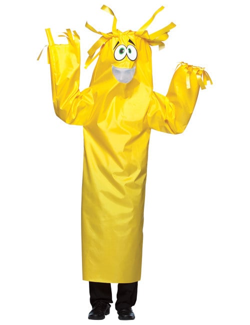 Déguisement de Wacky Wiggler pour adulte jaune